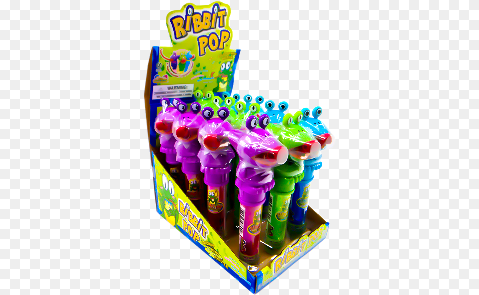 Kidsmania Ribbit Pop 12 Units Animal Figure, Pez Dispenser Png Image