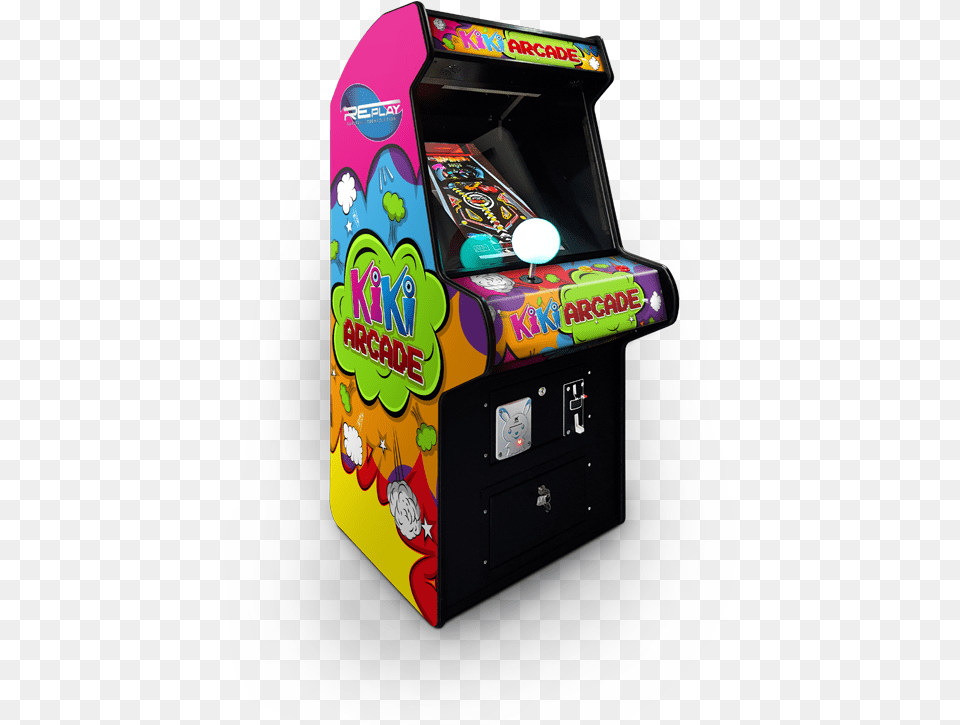 Kiki Arcade Magic Play Video Game Arcade Cabinet, Arcade Game Machine, Gas Pump, Machine, Pump Png Image