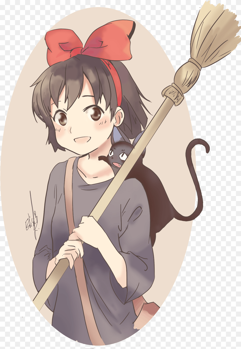 Kiki From Kiki Delivery Service Cartoon, Baby, Person, Face, Head Free Png