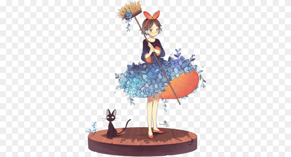 Kiki Studio Ghibli Art, Book, Publication, Comics, Person Free Transparent Png