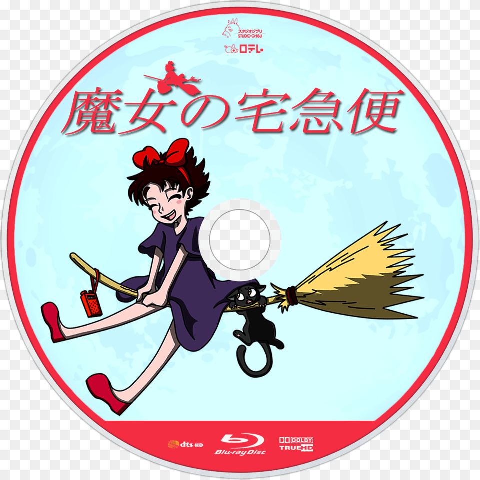 Kikis Delivery Service Movie Fanart Fanarttv 3 Book, Disk, Person, Dvd, Face Free Png