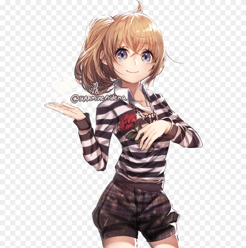 Kilari Tsukishima Kilari Anime Girl Brown Hair Pony, Book, Publication, Comics, Baby Free Transparent Png