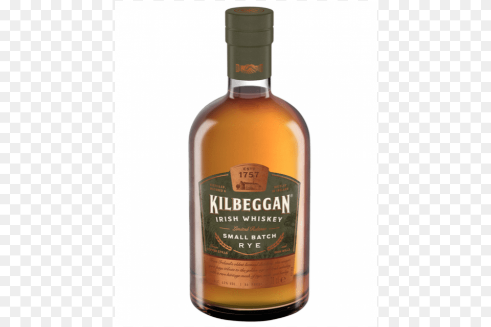Kilbeggan Small Batch Rye Blended Whiskey, Alcohol, Beverage, Liquor, Whisky Png