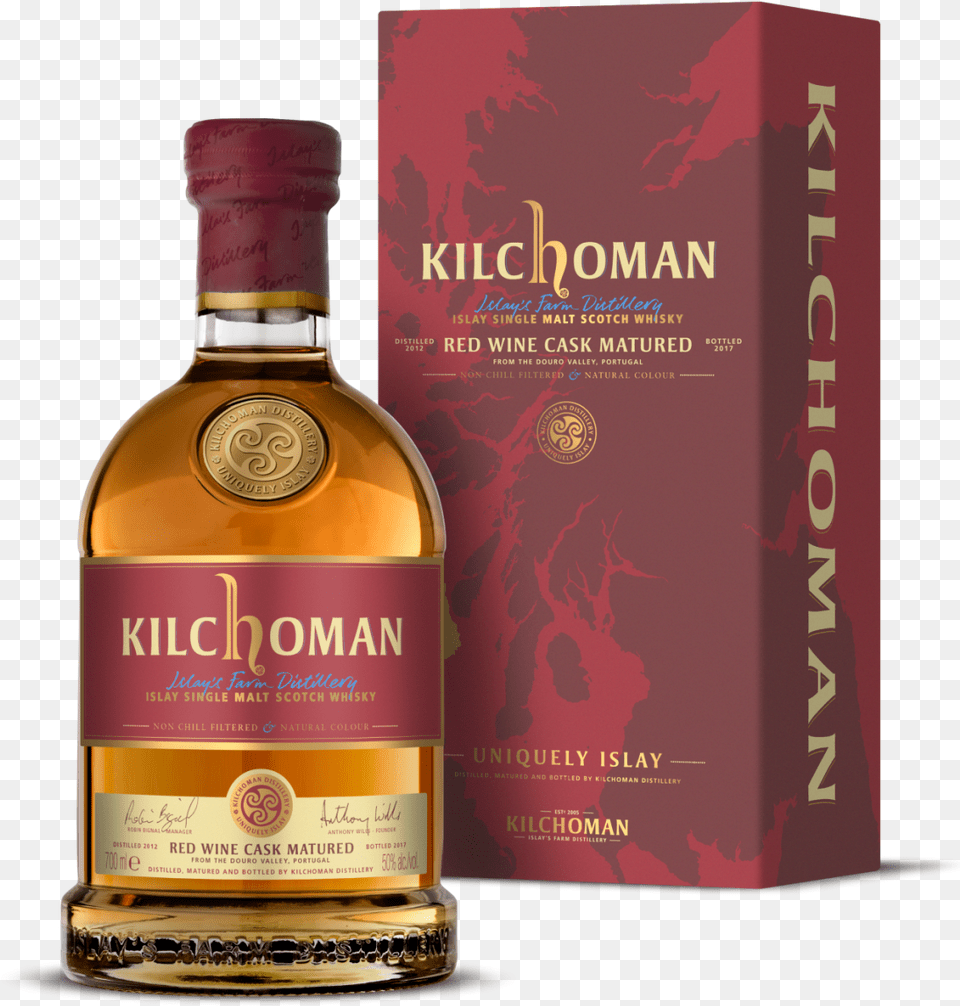 Kilchoman Red Wine Cask Matured, Alcohol, Beverage, Liquor, Whisky Free Png Download