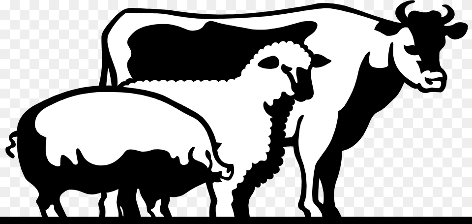 Kill, Stencil, Livestock, Animal, Mammal Free Png Download