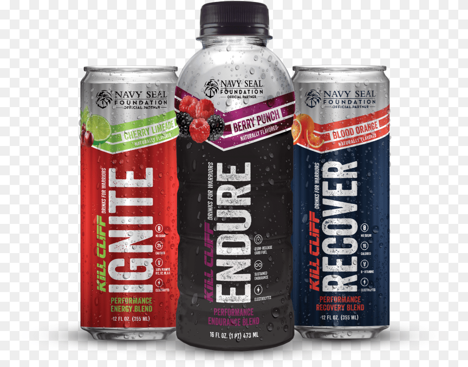Kill Cliff Ignite, Can, Tin, Beverage Free Transparent Png