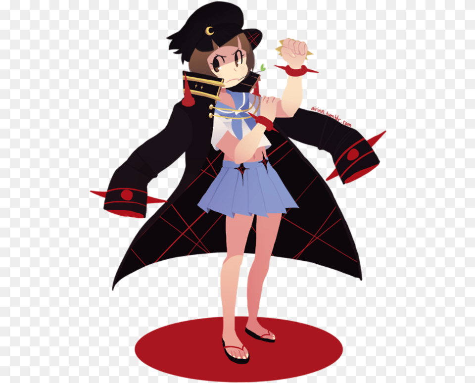 Kill La Kill Kill La Kill Mako, Clothing, Costume, Person, Book Free Png Download