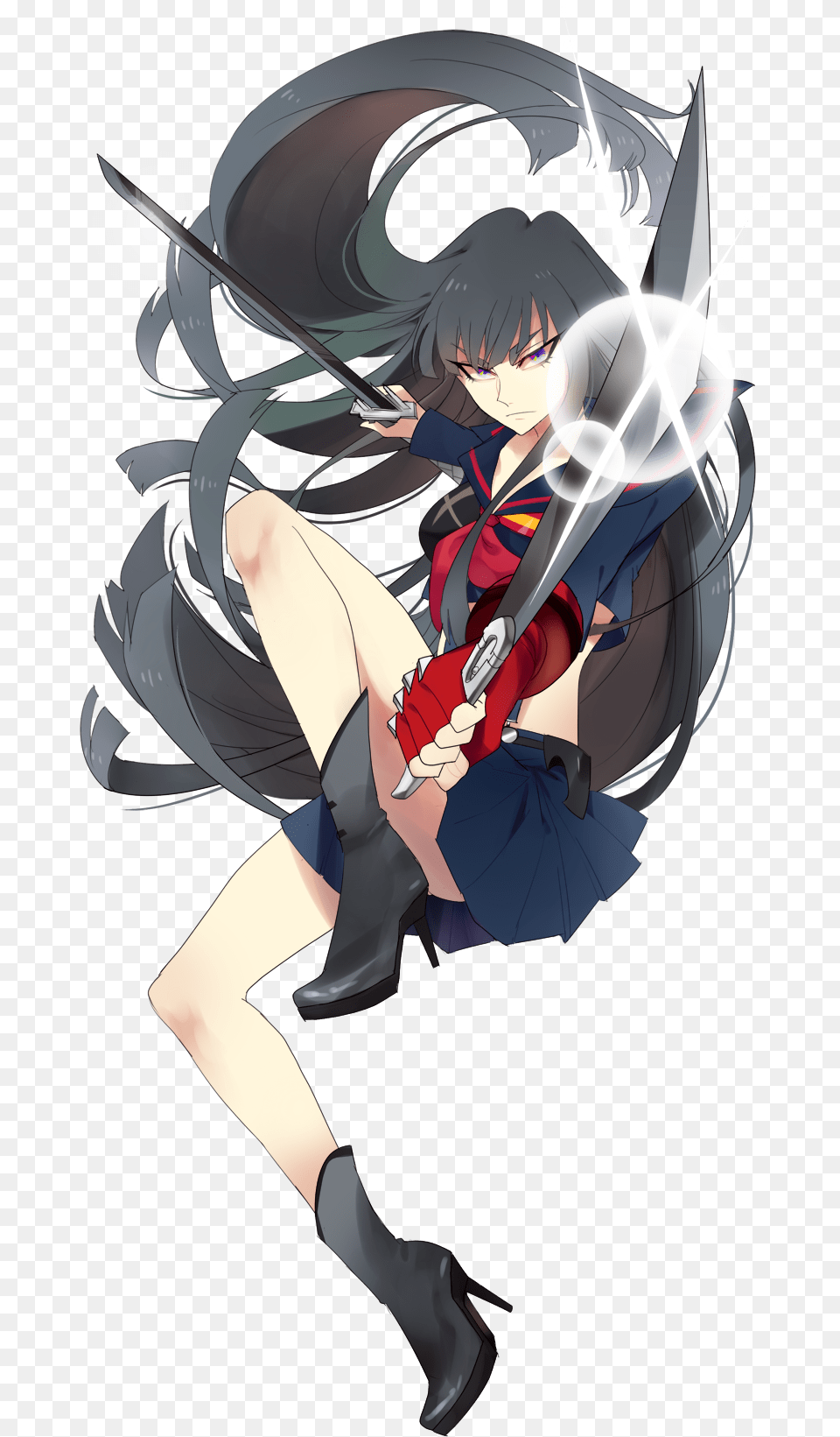 Kill La Kill Satsuki Senketsu Art, Book, Comics, Publication, Adult Free Transparent Png