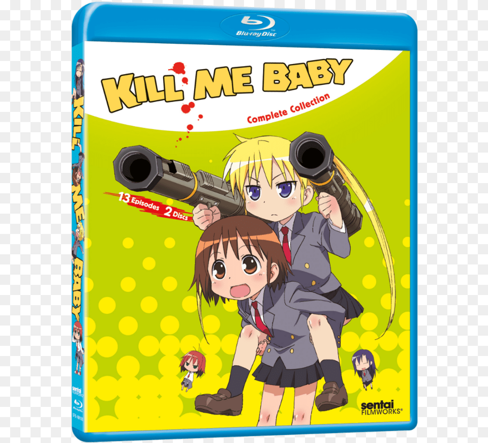 Kill Me Baby Blu Ray, Book, Comics, Publication, Person Png Image
