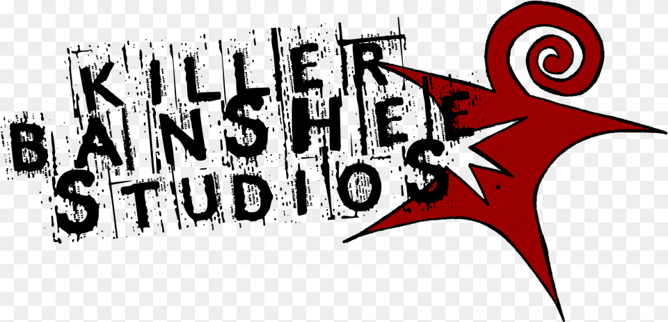 Killer Banshee Studios Logo White Bkgd 300dpi Text Killer Logos, Symbol, Leaf, Plant, Star Symbol Free Png Download