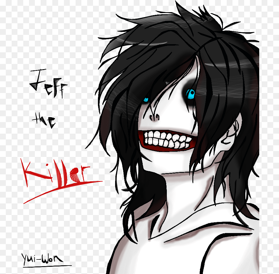 Killer Drawing Graffiti Jeff The Killer And We Bare Bears, Book, Comics, Publication, Adult Free Png Download