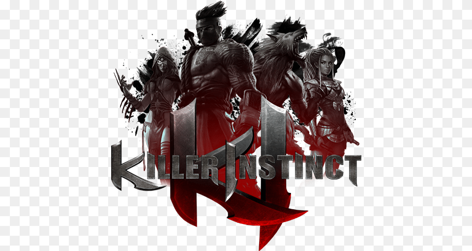 Killer Instinct 2 Killer Instinct Logo, Adult, Female, Male, Man Free Transparent Png