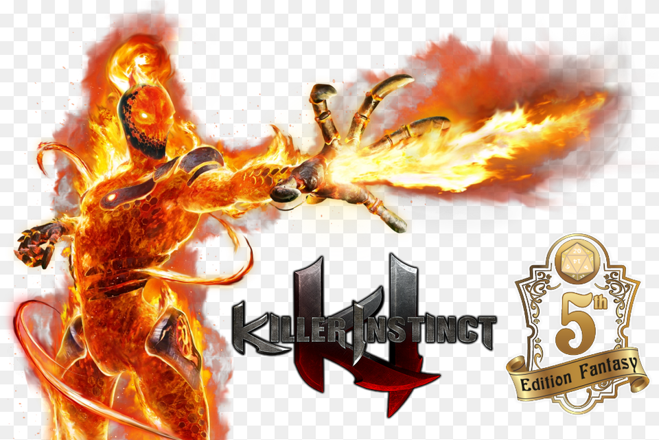 Killer Instinct Du0026d 5e Cinder U2013 Blog Of Characters Killer Instinct, Fire, Flame, Bonfire Free Png