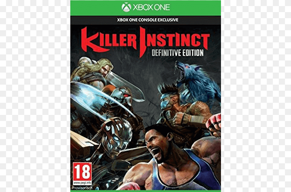 Killer Instinct Xbox One Cover, Publication, Book, Adult, Person Png