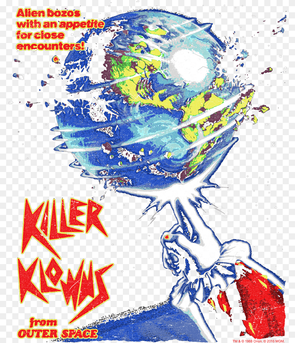 Killer Klowns From Outer Space Invaders Men39s Regular Graphic Design, Book, Publication, Outer Space, Astronomy Free Png Download