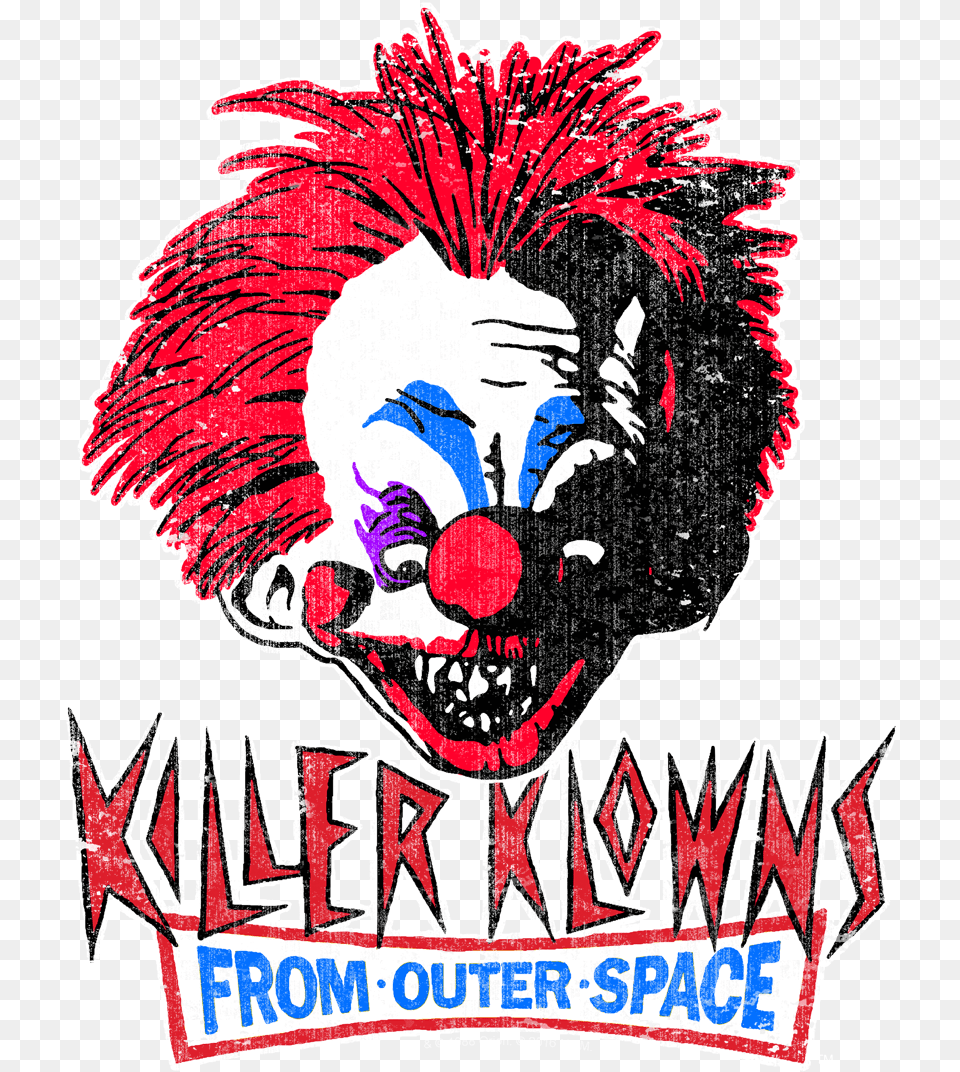 Killer Klowns From Outer Space Logo, Advertisement, Poster, Baby, Person Png Image