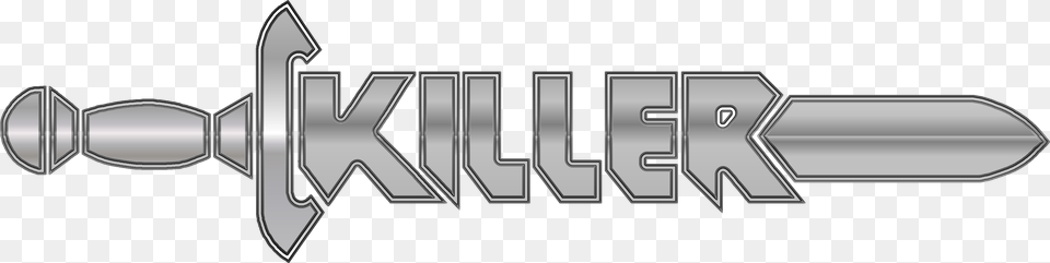 Killer Logo 2011 Cutout Chrome 1 Killer, Sword, Weapon Free Png Download