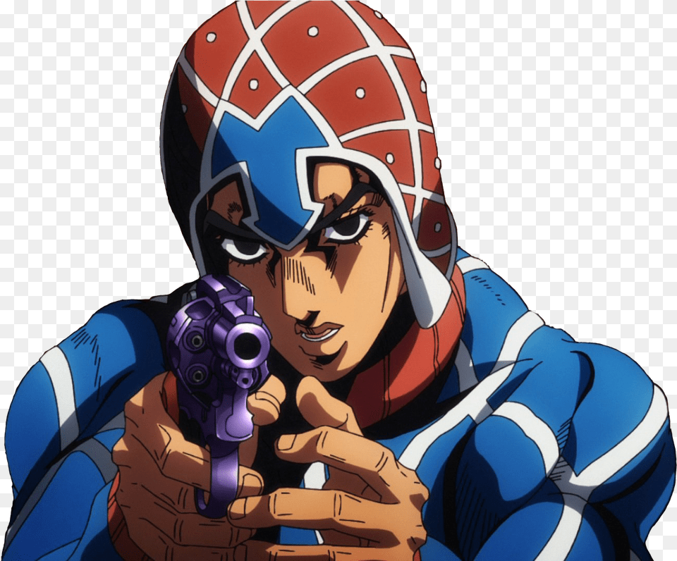 Killer Queen Jojo Guido Mista, Baby, Person, Face, Head Free Transparent Png