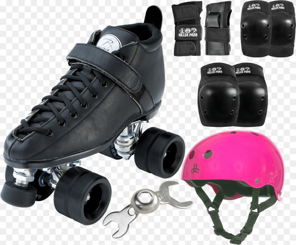 Killer Six Pack Pad Set Black Junior, Helmet, Clothing, Crash Helmet, Footwear Free Png Download