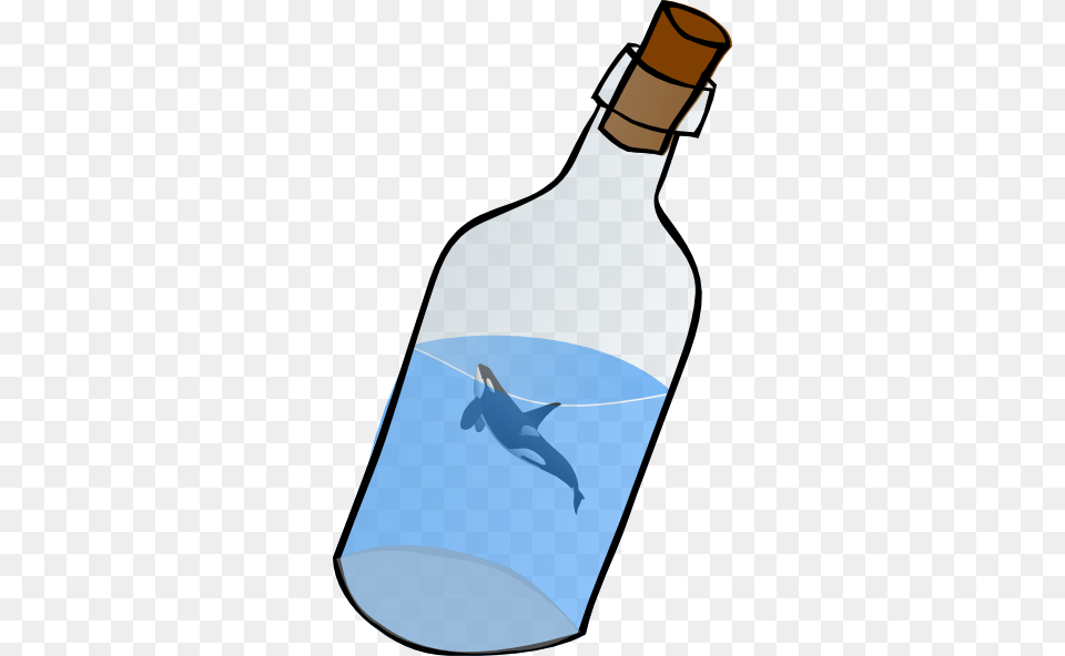 Killer Whale Clipart, Bottle, Alcohol, Wine, Liquor Free Png Download