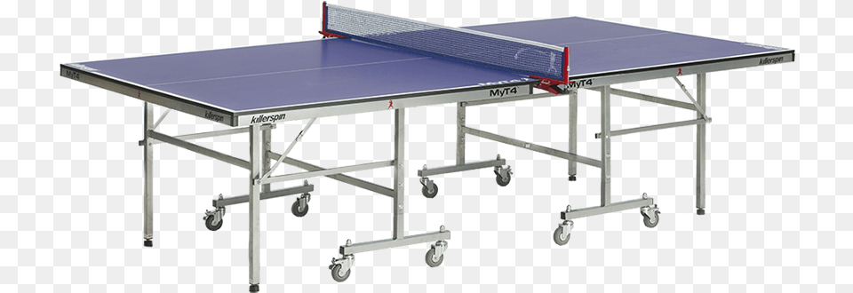 Killerspin Myt4 Blue Ping Pong Table Tennis Angle Killerspin My T4 Table Tennis Table Blue, Ping Pong, Sport Png Image