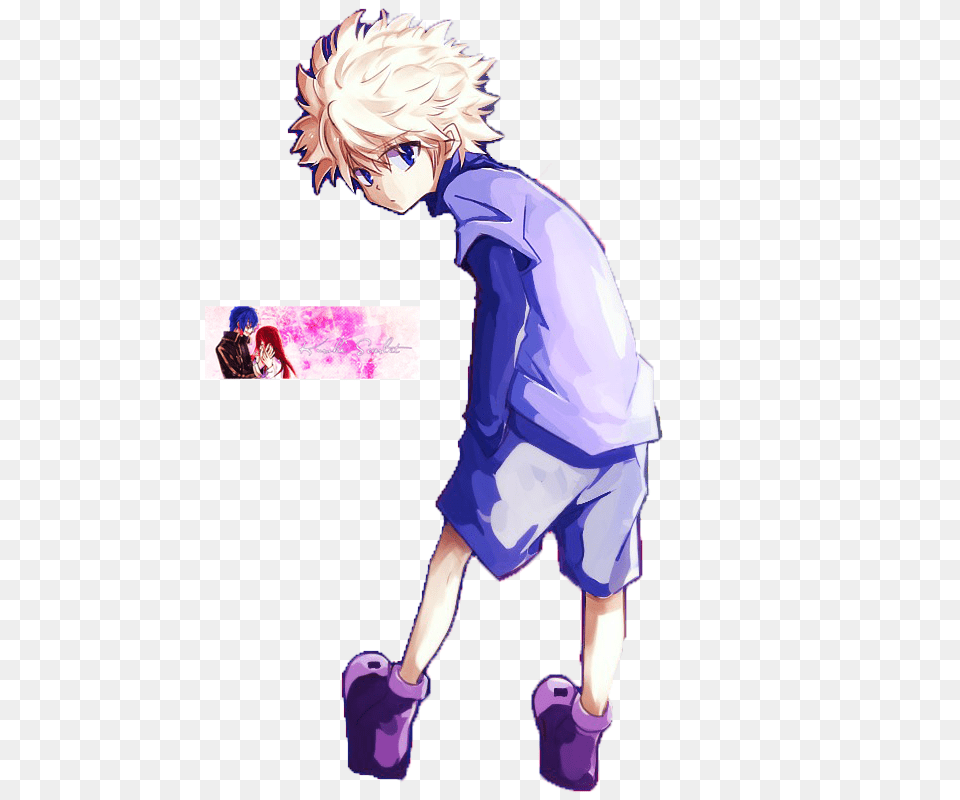 Killua Cartoon, Shoe, Publication, Footwear, Comics Png