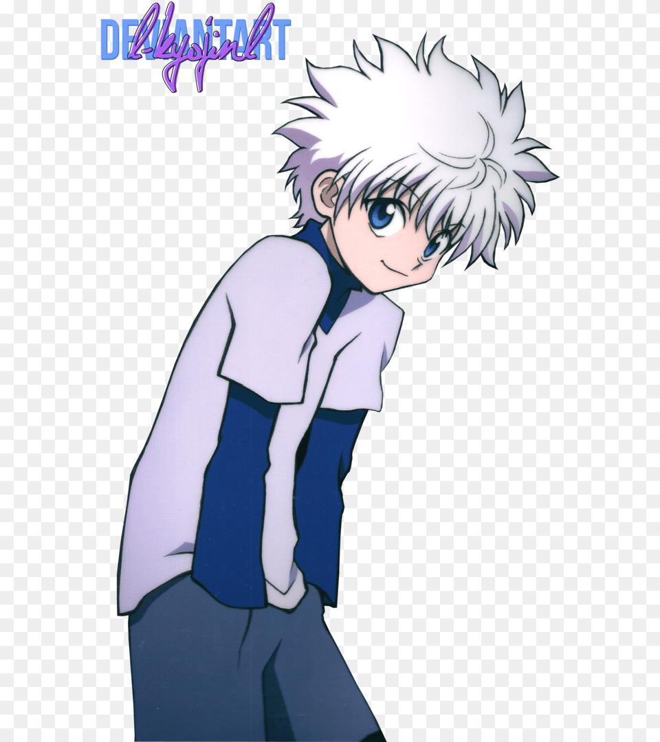 Killua Clipart Images Gallery For Download Killua As A Boyfriend, Book, Comics, Publication, Adult Free Png