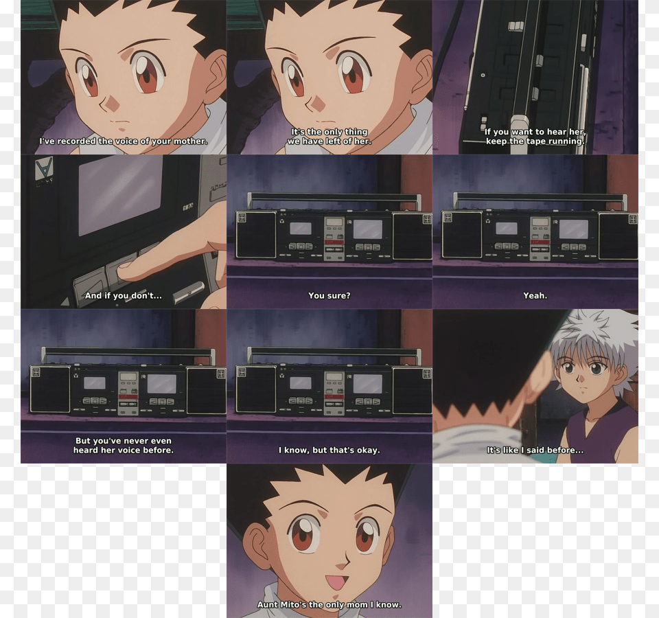 Killua In The Old Version Asks Gon If It39s Better To Cartoon, Book, Comics, Publication, Person Png Image