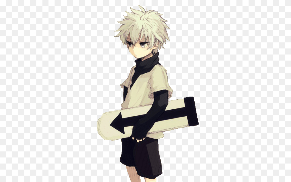 Killua Uploaded By Feras Ehsouna Killua Fanart, Book, Comics, Manga, Publication Free Png