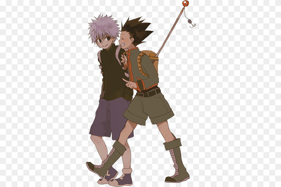 Killua Y Gon Gon And Killua Quote, Book, Publication, Comics, Boy Free Png