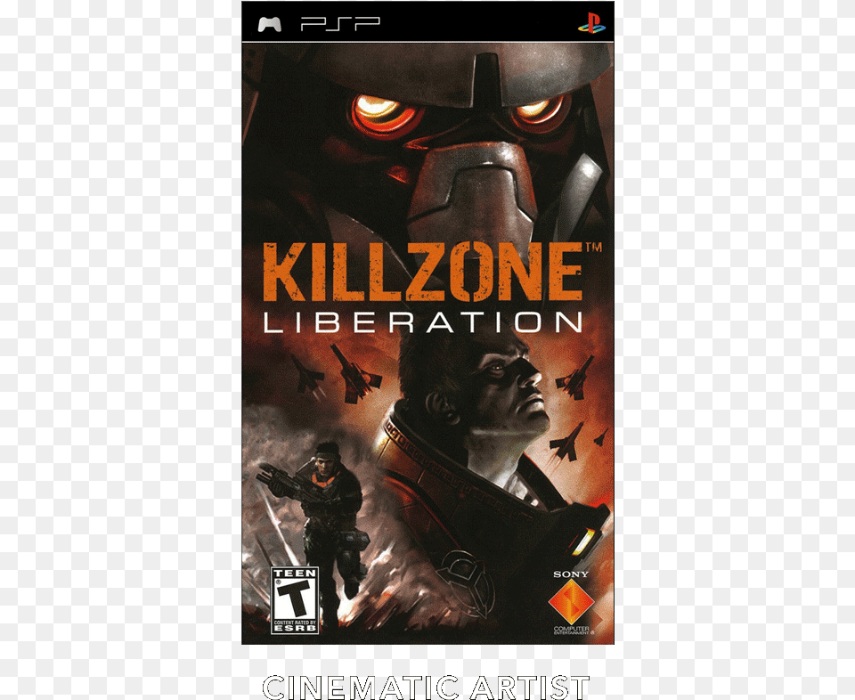 Killzone Killzone Liberation Psp, Book, Publication, Adult, Male Free Png Download