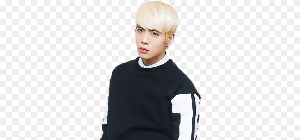 Kim Jong Hyun Blond Hair High Tops On Short People, Blonde, Person, Adult, Female Png