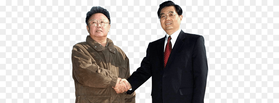 Kim Jong Il And Hu Jintao President Kim Jong Il, Hand, Person, Body Part, Clothing Free Png Download