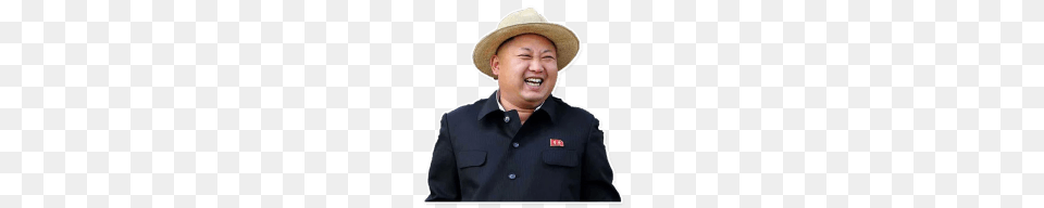 Kim Jong Un, Sun Hat, Person, Laughing, Head Free Png Download