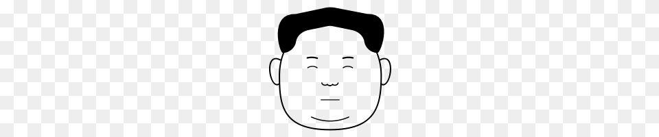 Kim Jong Un Icons Noun Project, Gray Png