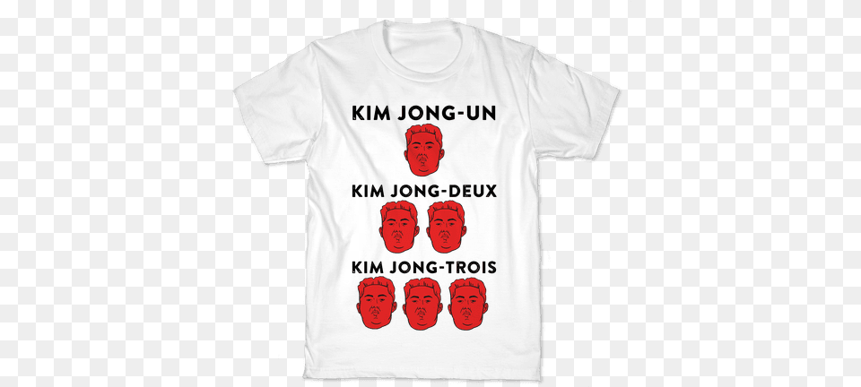 Kim Jong Un Kim Jong Deux Kim Jong Trois Kids T Kim Jong Un Merch, Clothing, T-shirt, Shirt, Baby Png Image