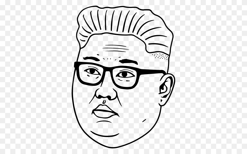 Kim Jong Un Rubber Stamp Stampmore, Gray Free Png Download