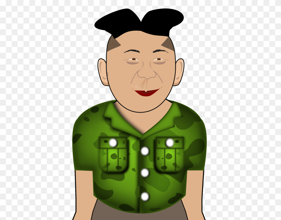 Kim Jong Un Soldier Computer Icons, T-shirt, Clothing, Person, Man Png Image