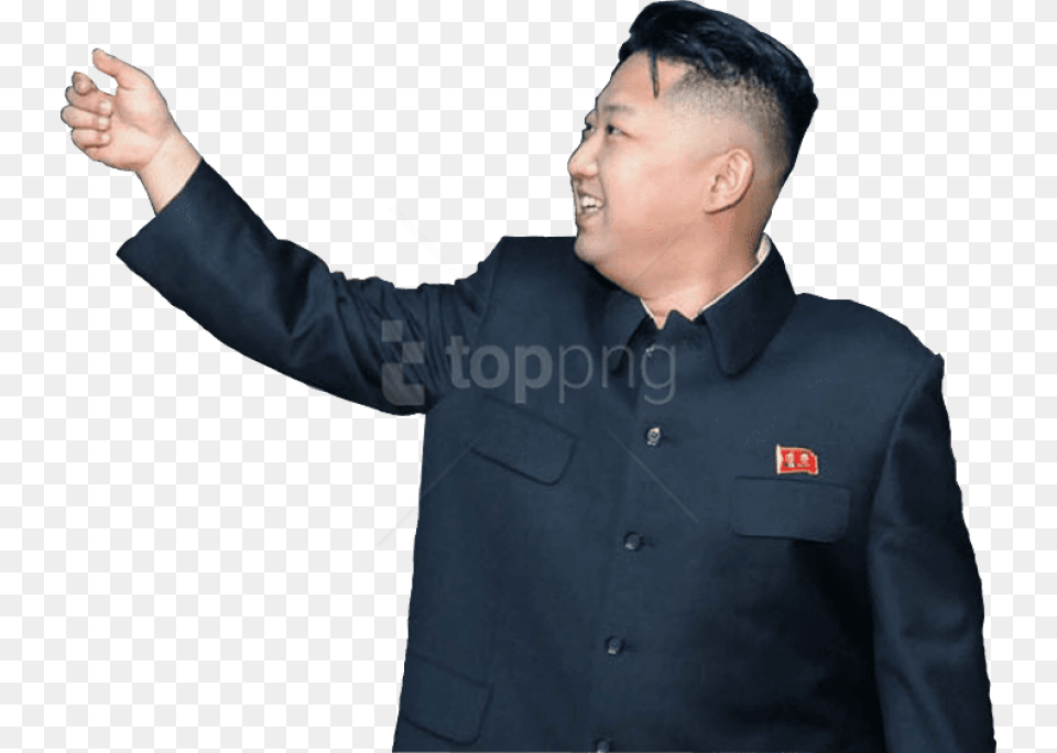 Kim Jong Un White Background, Man, Adult, Person, Male Free Png