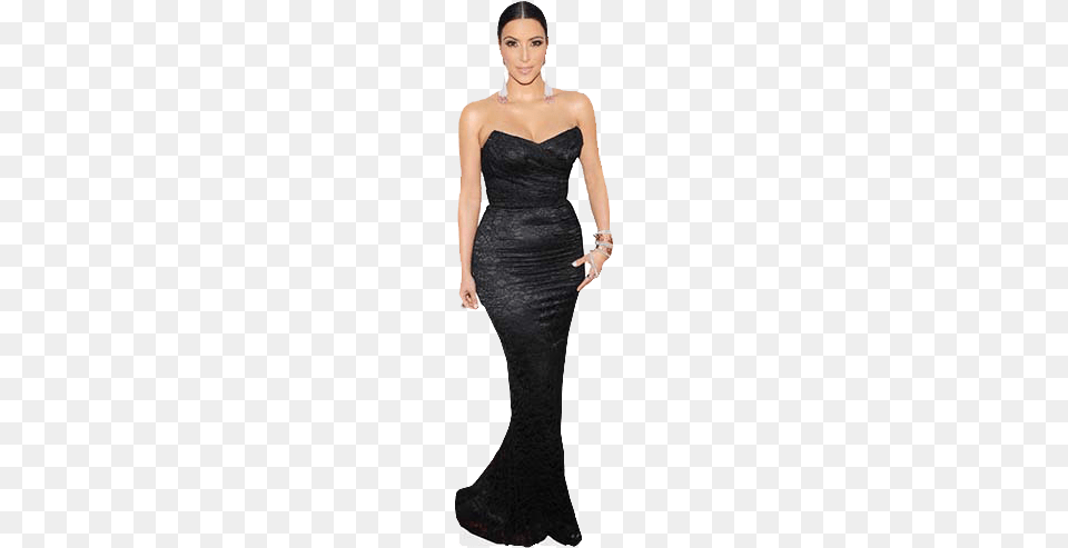 Kim K Standee Example Celebrity Cutouts Kim Kardashian Life Size Cutout, Clothing, Dress, Evening Dress, Fashion Free Png