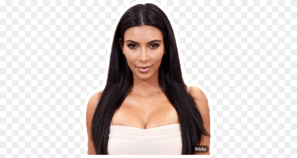 Kim Kardashian, Head, Black Hair, Face, Portrait Free Png