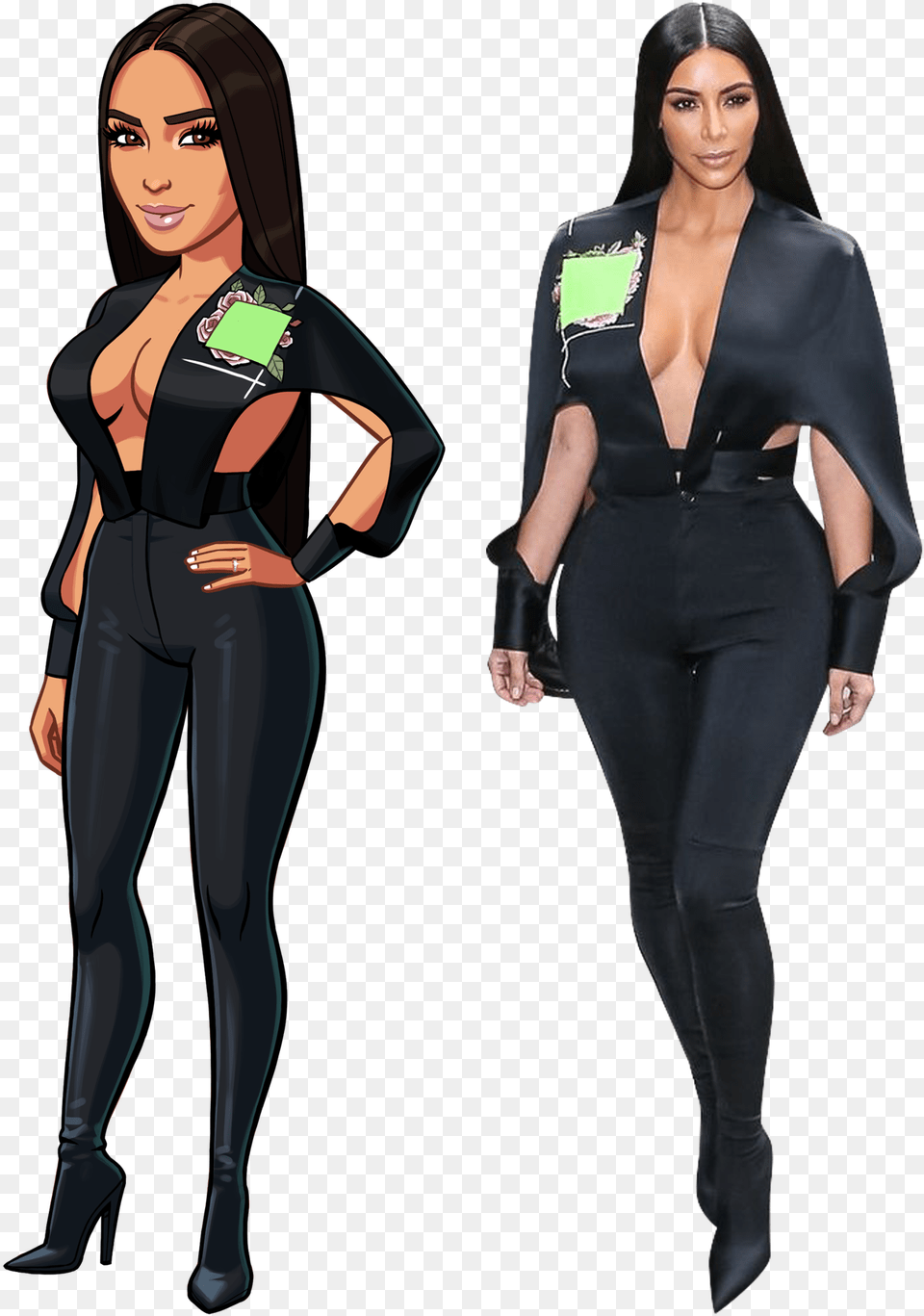 Kim Kardashian For Women, Adult, Suit, Spandex, Sleeve Free Png