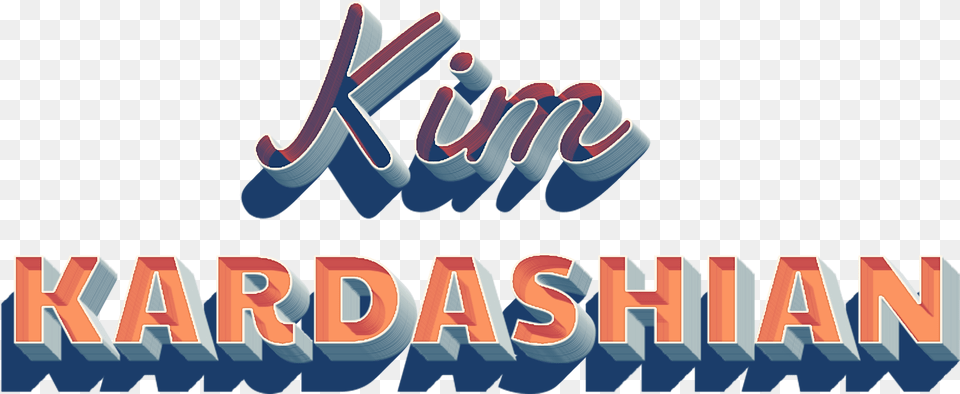 Kim Kardashian Name, Text Png