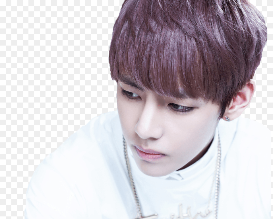 Kim Mostly Bts Hair Toupee Happy Birthday Bts V, Teen, Portrait, Photography, Person Free Png