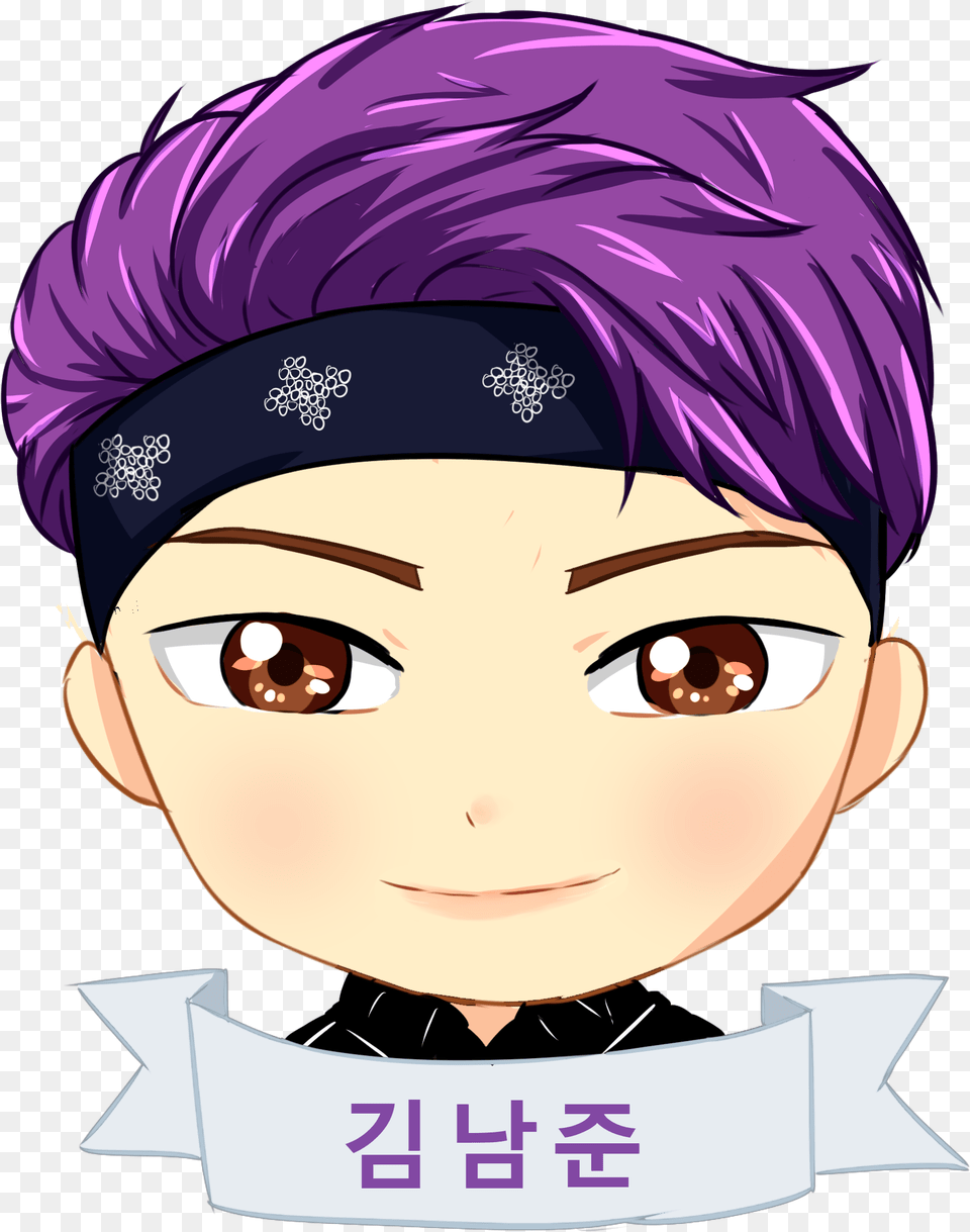 Kim Namjoon Cartoon, Publication, Book, Comics, Woman Free Png