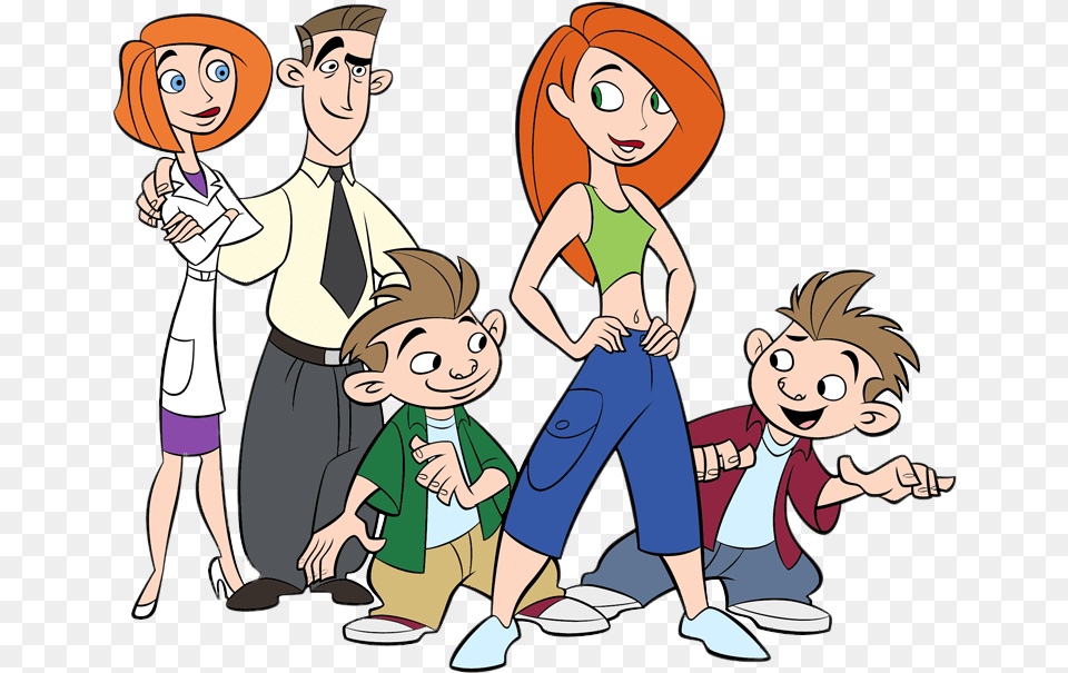 Kim Possible And Family Kim Possible James Possible, Publication, Book, Comics, Adult Free Png