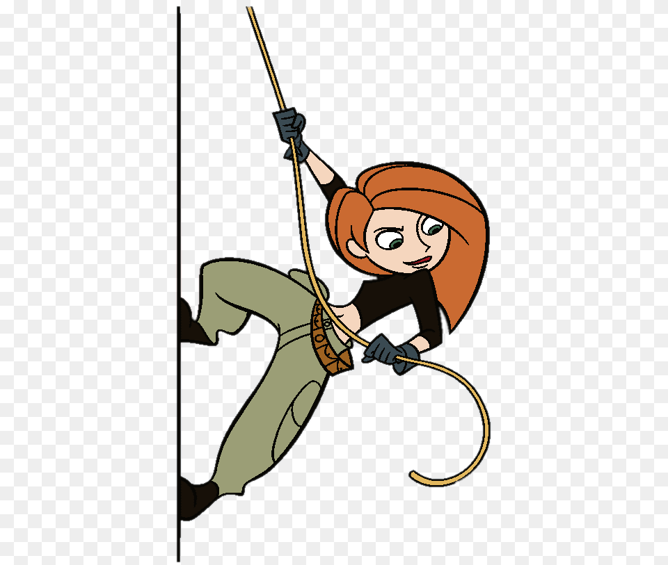 Kim Possible Climbing A Wall, Cleaning, Person, Face, Head Png