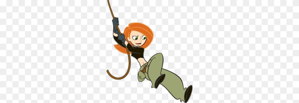 Kim Possible Hanging On A Rope, Face, Head, Person, Outdoors Png Image