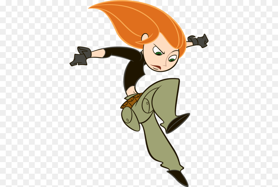 Kim Possible Jumping, Cartoon, Face, Head, Person Free Transparent Png