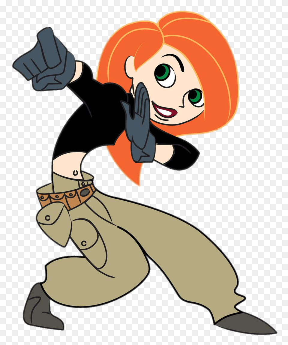 Kim Possible Striking, Cartoon, Face, Head, Person Png Image